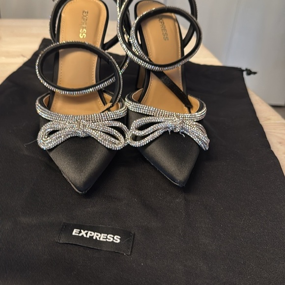 Express strappy rhinestone heels - Picture 11 of 14